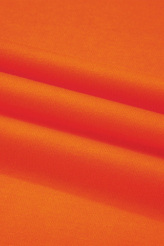 Varsity Style Sweatshirt - Orange