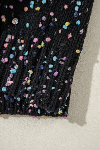 Colorful Confetti Cardigan - Turquoise