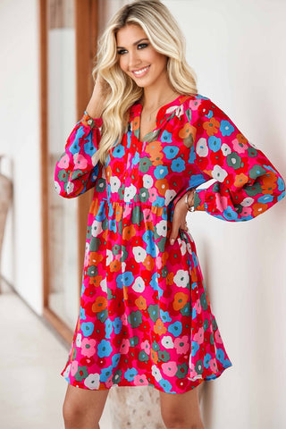 Shift Dress - Bright Blossoms