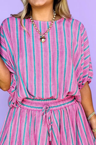 Pink Taffy Short Set