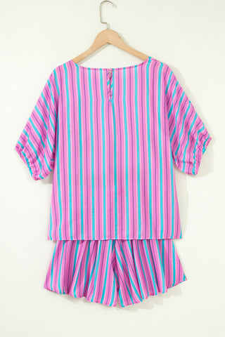 Pink Taffy Short Set