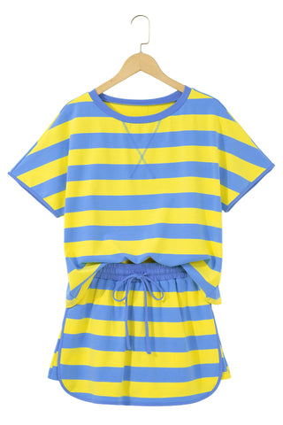 Skort Set - Yellow and Blue