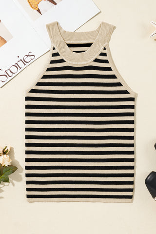 Halter Sweater Knit Tank