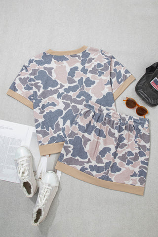 Camo Two Piece Skort Set