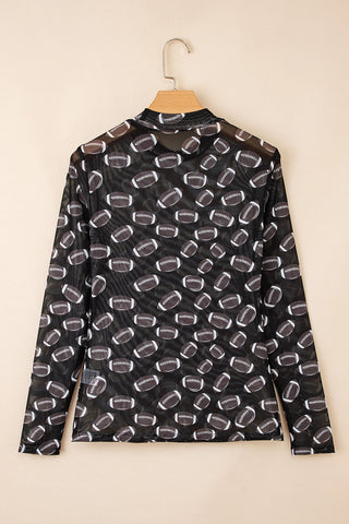 Mesh Football Top
