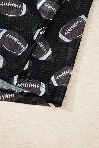 Mesh Football Top