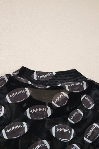 Mesh Football Top
