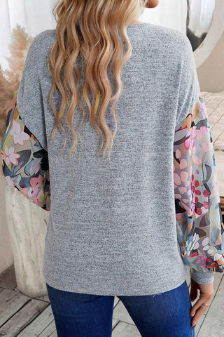 Hint of Spring Top - Gray
