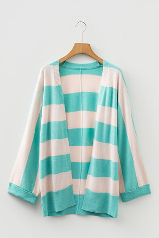 Aqua Striped Cardigan