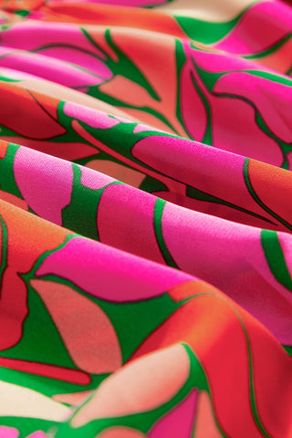 Abstract Tulip Midi Dress
