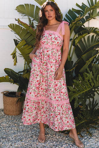 Spring Romance Sundress - Pink