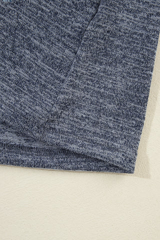 Contrast Sleeve Top - Blue