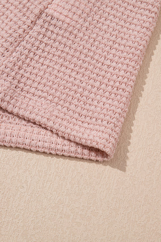 Honeycomb Textured Top - Pink
