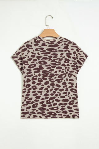 Leopard Sleeveless Sweater