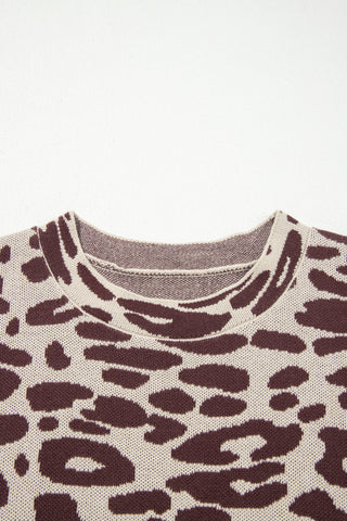 Leopard Sleeveless Sweater