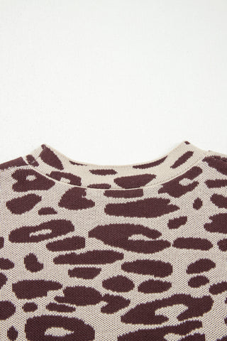 Leopard Sleeveless Sweater