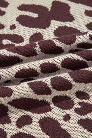 Leopard Sleeveless Sweater