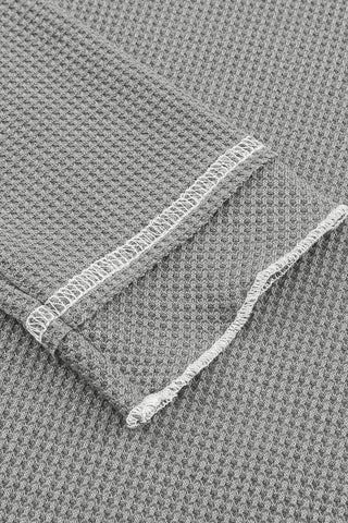 For the Love of Fall Thermal Top - Gray