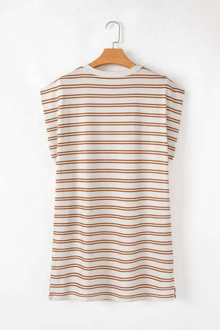 Morning Coffee Tunic Dress with Pockets