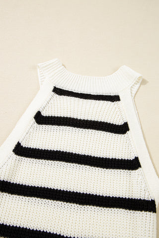 Coastal Stripes Sweater Knit Dress
