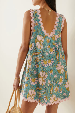 Sugar Sweet Turquoise and Pink Dress