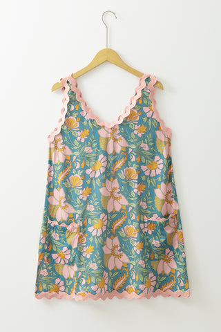 Sugar Sweet Turquoise and Pink Dress