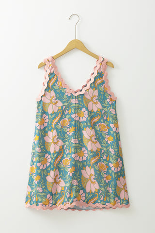 Sugar Sweet Turquoise and Pink Dress