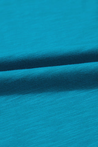 Metallic Trim Tank - Blue