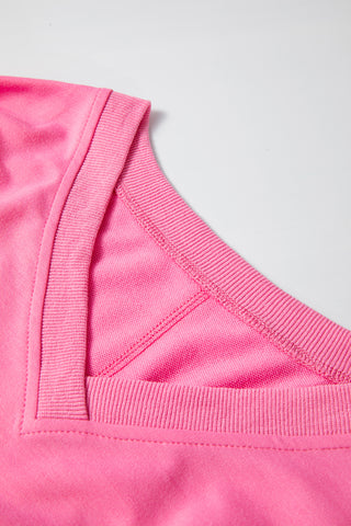 Oversized Sweatshirt - Bright Pink