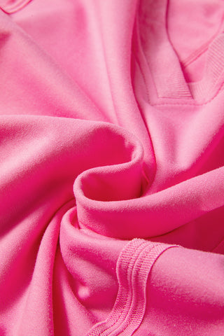 Oversized Sweatshirt - Bright Pink
