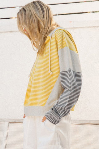 Sunny Striped Hoodie