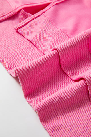 Oversized Sweatshirt - Bright Pink