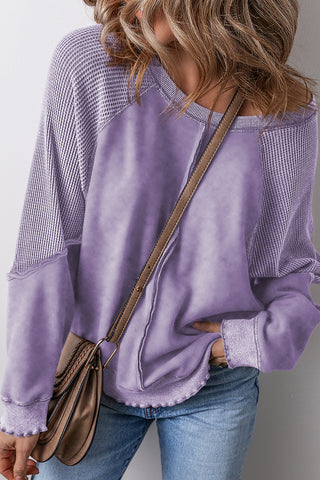 Cozy Weekend Sweatshirt - Purple