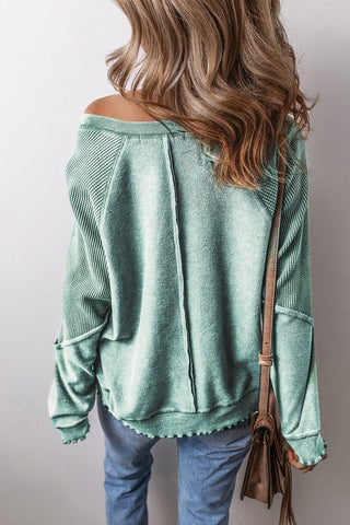 Cozy Weekend Sweatshirt - Green