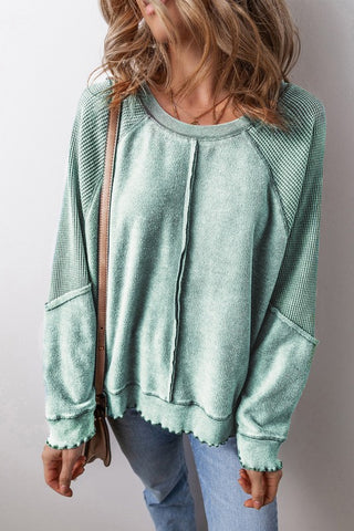 Cozy Weekend Sweatshirt - Green