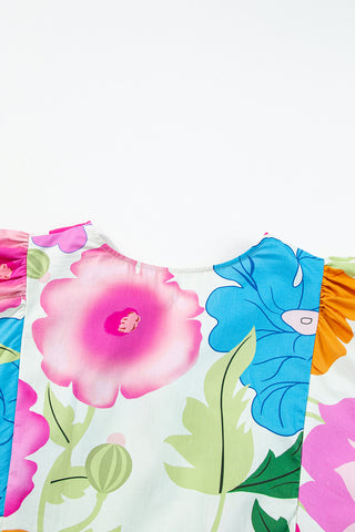 Bold and Beautiful Floral Dress