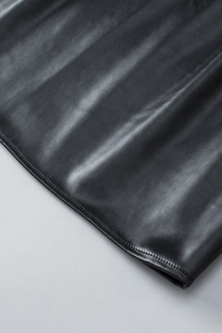 Pleather Top - Black