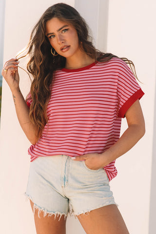 Picnic Perfect Pink Striped Top