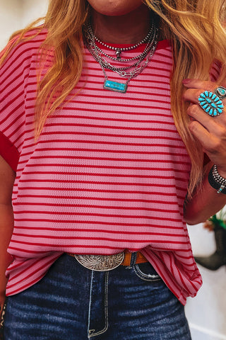 Picnic Perfect Pink Striped Top