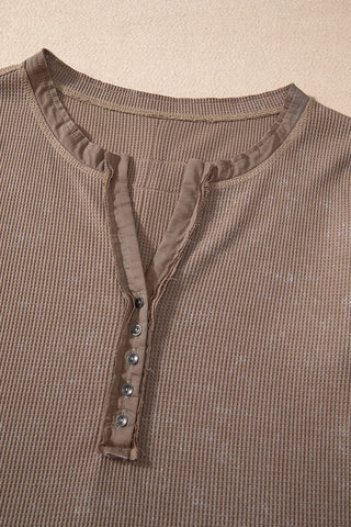 Henley Fall Top - Green