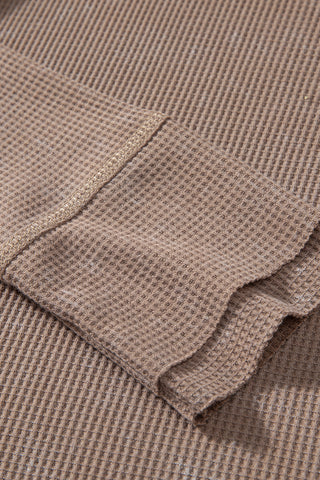 Henley Fall Top - Brown