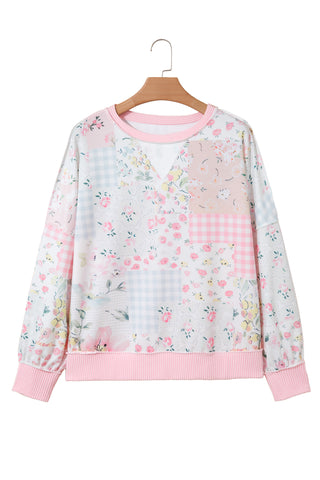 Floral Pink Pullover