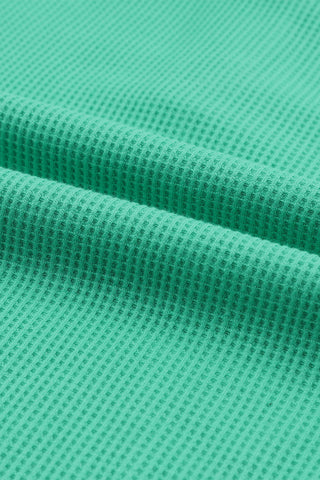 Thermal Henley Top - Green