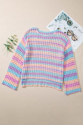 Pastel Striped Sweater