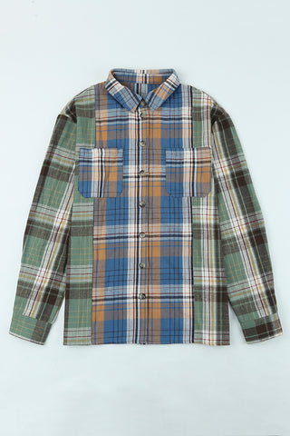Fall Flannel Shirt - Green