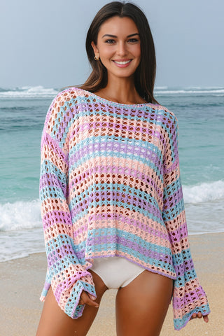 Pastel Striped Sweater