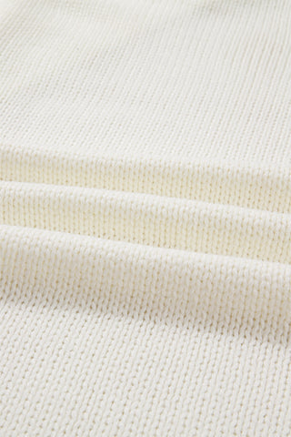 Pumpkin Cardigan - White