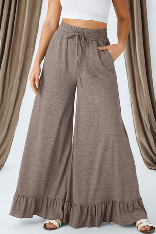Retro Ruffle Pants - Dune
