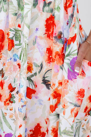 Watercolor Floral Dress