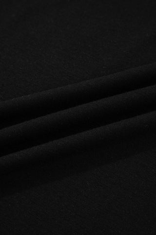 Retro Ruffle Pants - Black